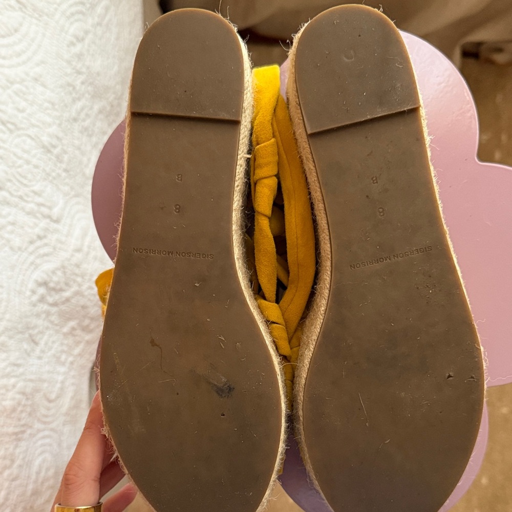 Sigerson Morrison Espadrille Platform Sandals - Picture 7 of 7